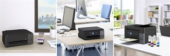 Le nuove stampanti Epson EcoTank sono più compatte, per una stampa semplice e a costi estremamente contenuti